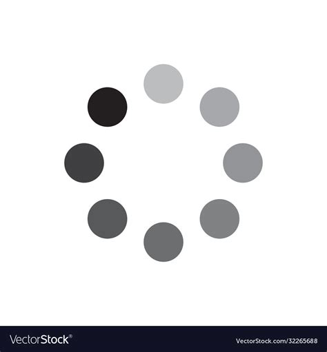 Loading Waiting Buffering Icon Royalty Free Vector Image