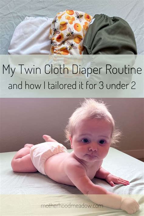 My Twin Cloth Diaper Routine Motherhood Meadow