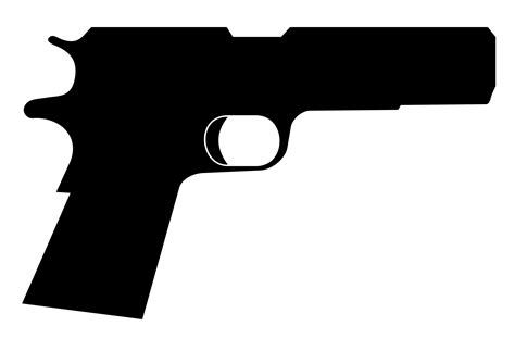 Collection Of Gun Png Black And White Pluspng