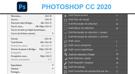 Photoshop Cc 2020 Raccourcis Outils Et Menus Photoshoplus
