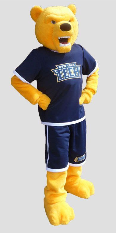New York Tech Bear School Mascot Mascot Mascot Costumes