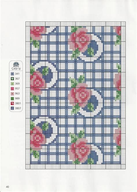 All three of these flowers are truly unique and one of a kind. 36.jpg | Cross stitch rose, Cross stitch borders corner ...