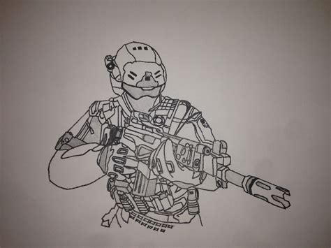 Call Of Duty Sketch At Explore Collection Of Call