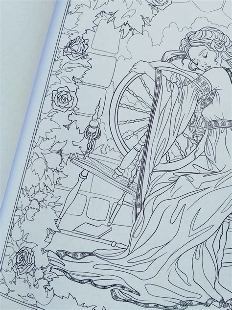 Fairy Tales Princesses And Fables Coloring Book Selina Fenech
