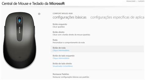 Como Configurar Os Botões Dos Mouses Da Microsoft