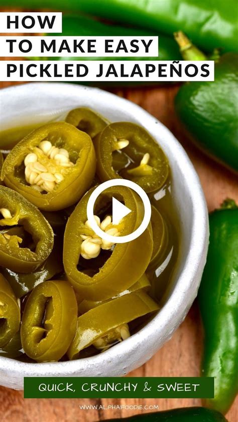 How To Make Homemade Pickled Jalapeños Video Recipe Video