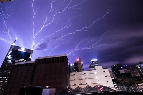 Picture Captured During A Storm In Nashville Lightning Storm In This