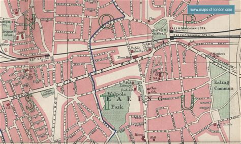 Map Of Ealing London