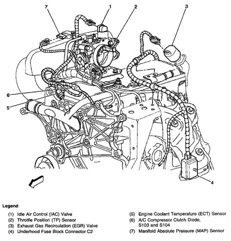 Chevy S10 22 Engine Diagram Egr Valve Location And Repair Manual
