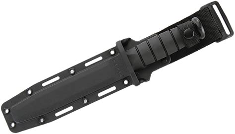 Ka Bar 1213 Full Size Fighting Knife 7 Black Plain Blade Kraton G
