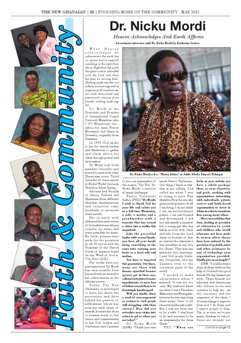 The New Ghanaian Newspaper By 4ir Africa The New Ghanaian Issuu