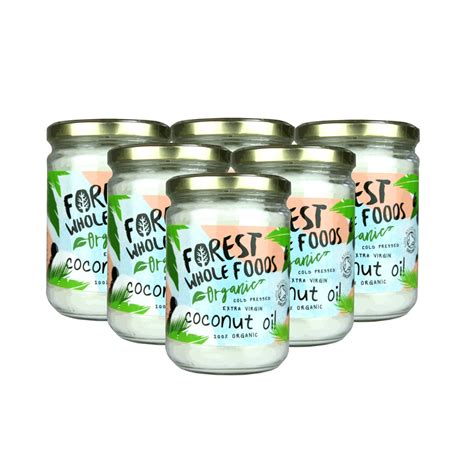 Organic Virgin Coconut Oil 500ml 12 Pack Forest Whole Foods