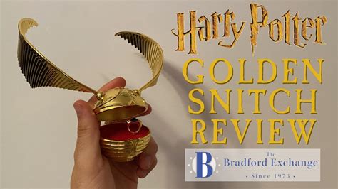 Golden Snitch Review The Bradford Exchange Harry Potter Youtube