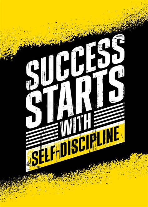 Success Starts With Self Discipline Strong Workout Gym Motivation