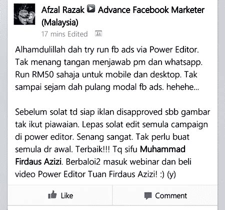 Cara Buat Iklan Di Facebook Guna Power Editor Fames My