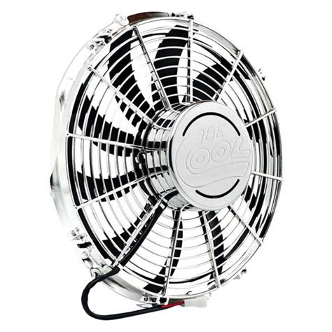 Be Cool 75069 16 Show And Go Super Duty Single Puller Fan With Billet