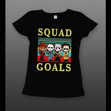 Ladies Style Squad Goals Halloween Shirt Oldskool Shirts