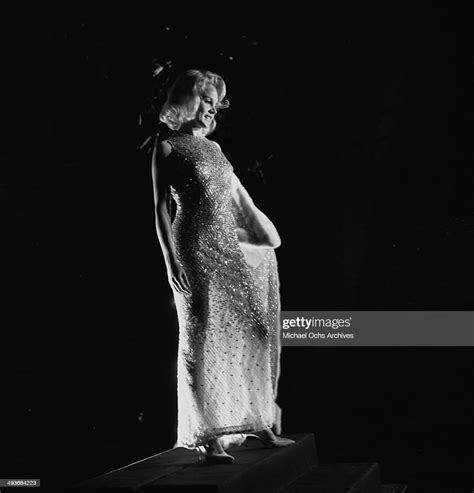 Actress Carroll Baker Poses In A Sheer Gown In Los Angeles News