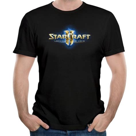 Mens Starcraft Ii Legacy Of The Void Logo T Shirts Mens Starcraft