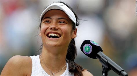 After losing just 15 games through four matches, now she'll face tokyo gold medalist belinda bencic — who. Emma Raducanu: 18-year-old Briton's remarkable run at Wimbledon gathers pace - CNN International ...