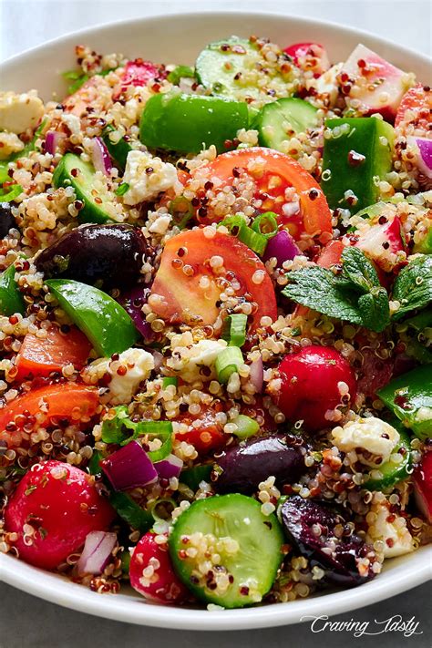 Zesty Quinoa Salad Craving Tasty