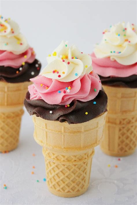 Neapolitan Ice Cream Cone Cupcakes Flickr Photo Sharing Yummy Treats Delicious Desserts
