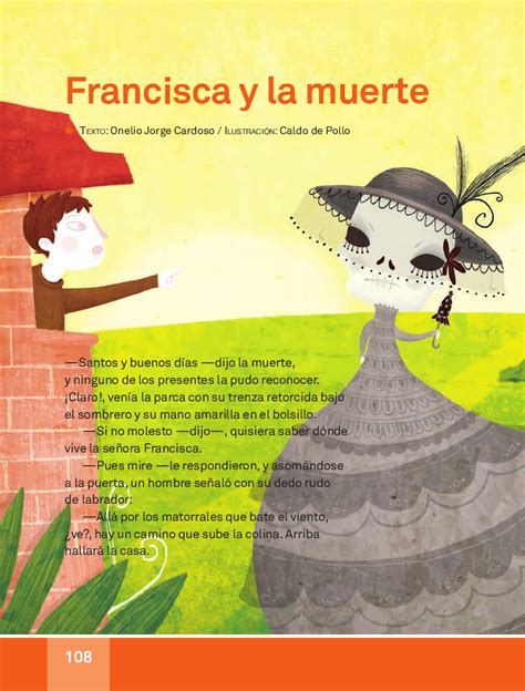 El objetivo es retomar y recordar libros de texto y aprender nuevamente de ellos. Tercero - Español Lecturas14 - Francisca y la muerte ...
