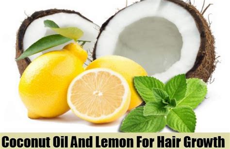 Shake well before spritzing on hair. Coconut Oil & Lemon Juice Help to Promote Hair Growth