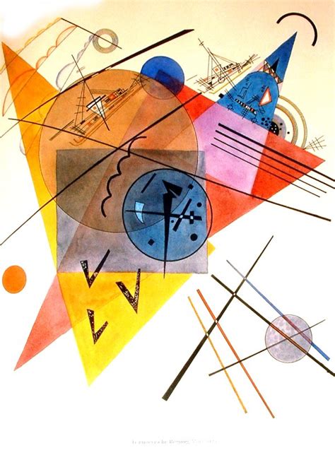 Vasili Kandinsky Representación Del Sonido Y La Música Pintura Y