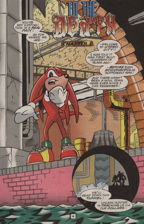 Read Online Knuckles The Echidna Comic Issue 32