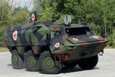 Rheinmetall Presents New High Roof Version Of Fuchs Fox Armored Transport Vehicle Defense News