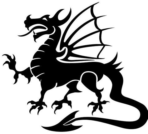 Dragon Clipart Black And White Free Download On Clipartmag