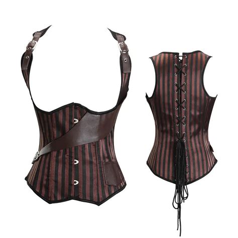 buy gothic spiral steel boned steampunk corset and bustier sexy vintage