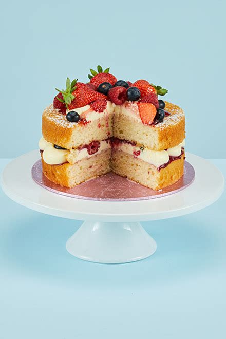 Victoria Sponge Birthday Cake To Buy Free Personalisation Delivery