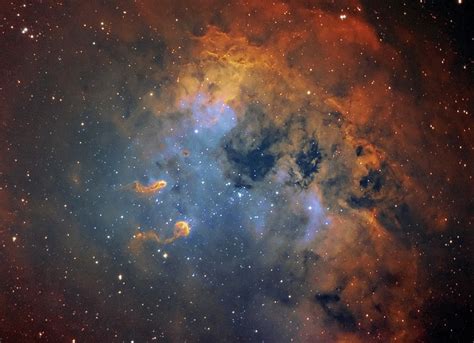 Annes Picture Of The Day Emission Nebula Ic 410 Space