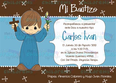 The Childrens Zone Digi Designs Invitaciones De Bautizo
