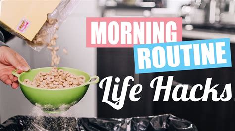 Morning Routine Life Hacks Youtube