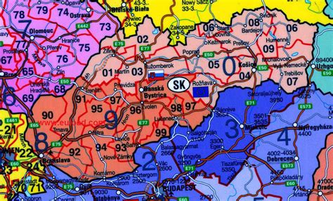  + apasati pe harta pentru vizualizarea in detaliu . Slovacia Harta Rutiera