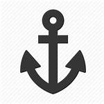 Anchor Icon Simple Nautical Marine Ship Maritime