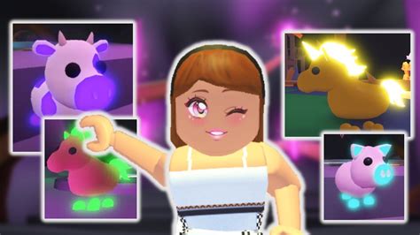 Every Mega Neon Pet In Adopt Me Roblox Youtube