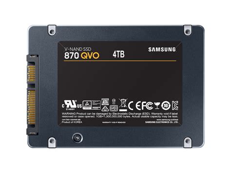 870 Qvo Sata Iii 25 Ssd 8tb Memory And Storage Mz 77q8t0bam Samsung Us