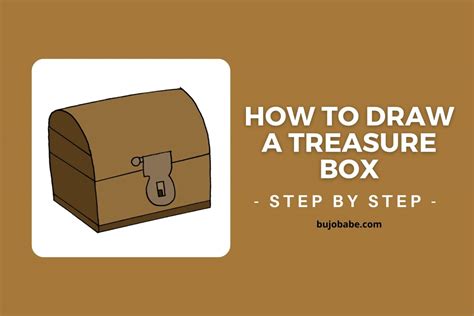 How To Draw A Treasure Chest Fun Drawing Tutorial Bujo Babe