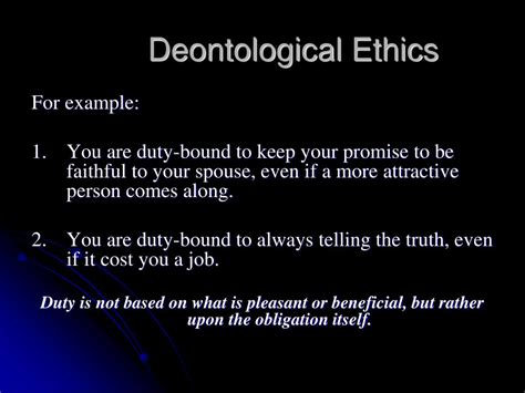 Ppt Lectures 14 15 Deontological And Consequential Ethics Powerpoint