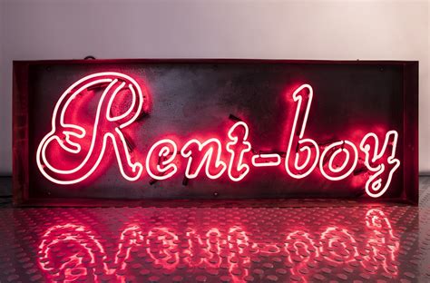 Neon Rent Boy Kemp London Bespoke Neon Signs And Prop Hire