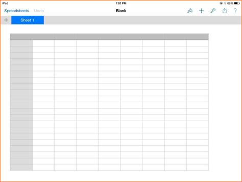Printable Spreadsheet Blank Template Business Psd Excel Word Pdf