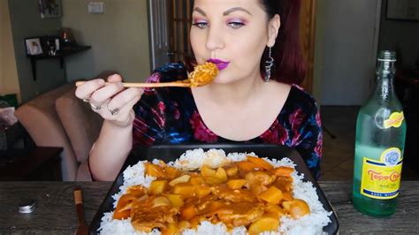 Trying Foodie Beautys Favorite Food Mafe Mukbang Youtube