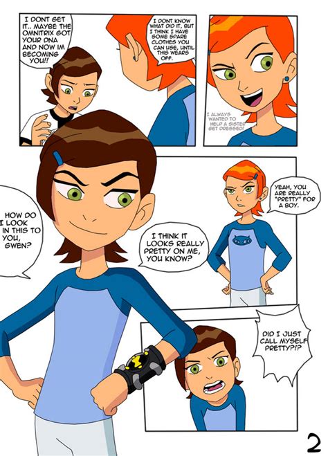 Ben Turned Into Gwen Page 2 Full Color By Isabellepixxx On Deviantart