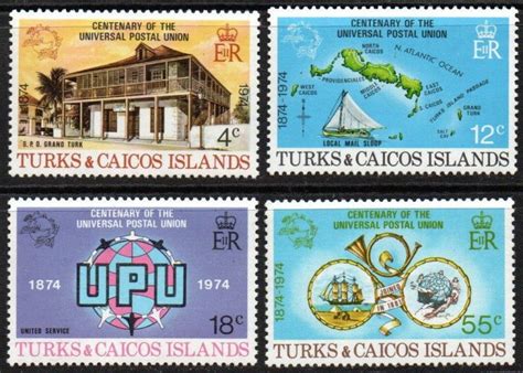 Turks Caicos Islands Sc 293 296 MNH Caribbean Turks And Caicos