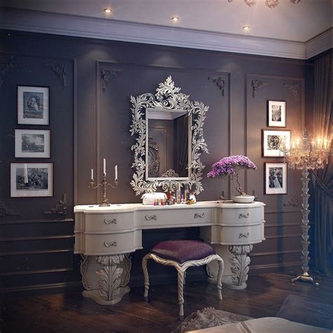 Gothic Baroque Or Rococo Again But Lovely Vanity Room Vanity Set