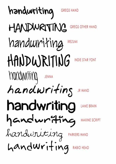 All fonts are free for personal usage and some are free for commercial use. Design Context: HANDWRITING FONTS